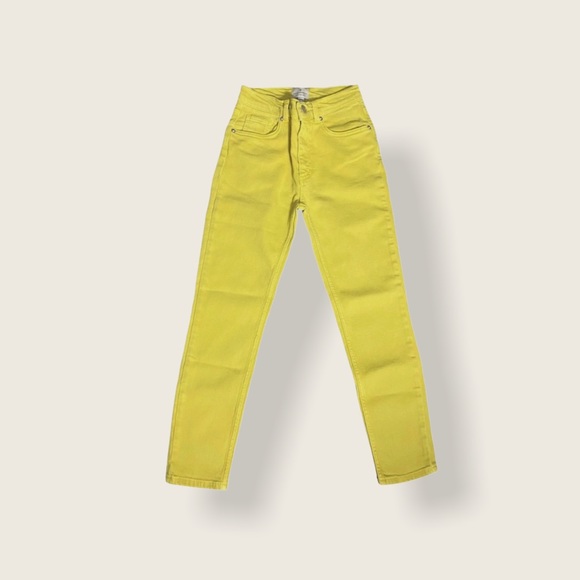 NWT French Connection Dark Citron Skinny Jeans - Picture 2 of 10